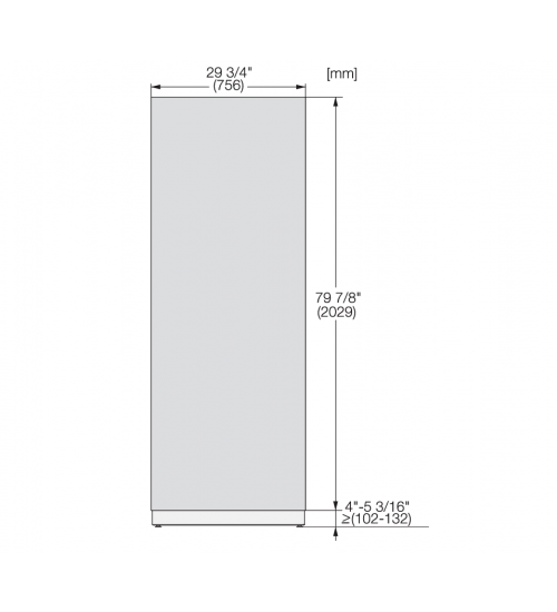 Miele 美诺 嵌入式K 2802 Vi单门冷藏冰箱